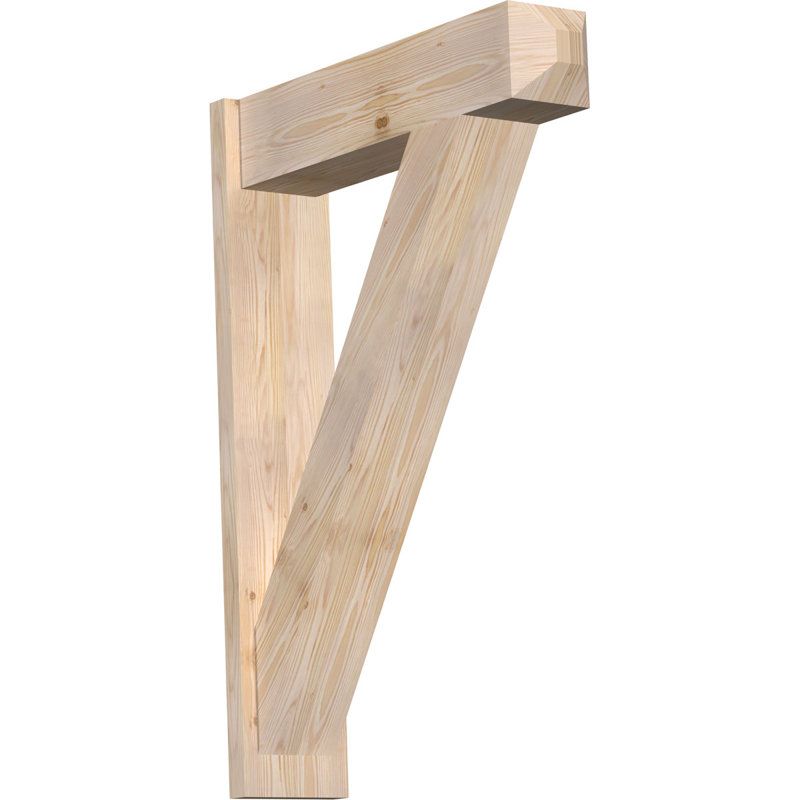 Artisan traditionnel en bois rustique, P 30 po x H 42 po, Sapin Douglas de 7 1/2 po (lisse)