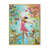 Toile avec cadre flottant or
