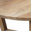Table basse ronde en bois de manguier 30 pouces Nina