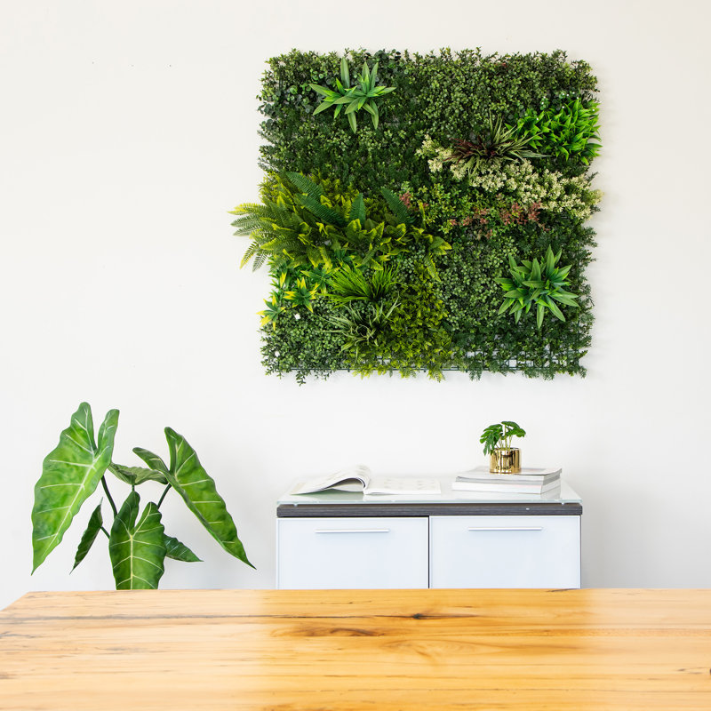 40in. x 40in. UV Resistant Madagascar Forest Artificial Living Wall Panel (Indoor/Outdoor)