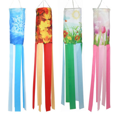 Cortez Double Sided 36'' H x 5.5'' W Nylon Wind Sock