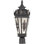 Luminaire suspendu en forme de lanterne d'extérieur bronze clair avec abat-jour en verre de couleur miel antique
