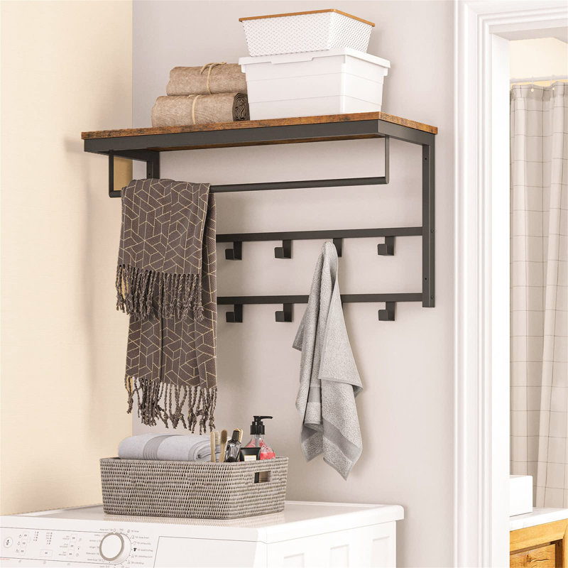 Ozie Wall 10 - Hook Wall Mounted Coat Rack