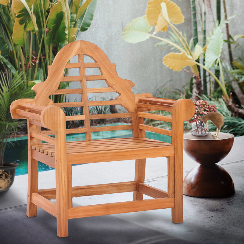 Passarelli Outdoor Teak Dining Armchair
