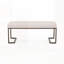 Banc de rangement rembourré