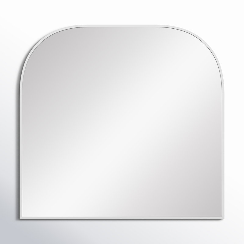 Miroir mural Sabine, Argent argent, 38 po x 40 po