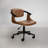 Marcus 360°Swivel Faux Leather Upholstered Home Office Task Desk Chair-951124318