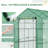 7' X 5' X 6' Walk-In Greenhouse With Mesh Door And Windows, 18 Shelf Hot House With Trellis, Plant Labels, UV Protective For Growing Flowers, Herbs, Vegetables, Saplings