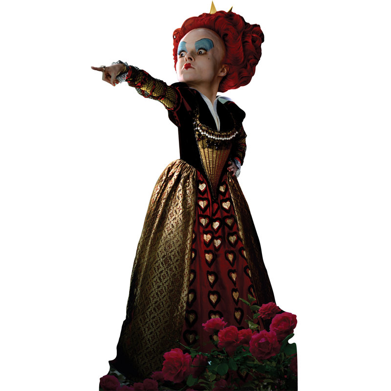Red Queen Alice in Wonderland Life-Size Cardboard Cutout