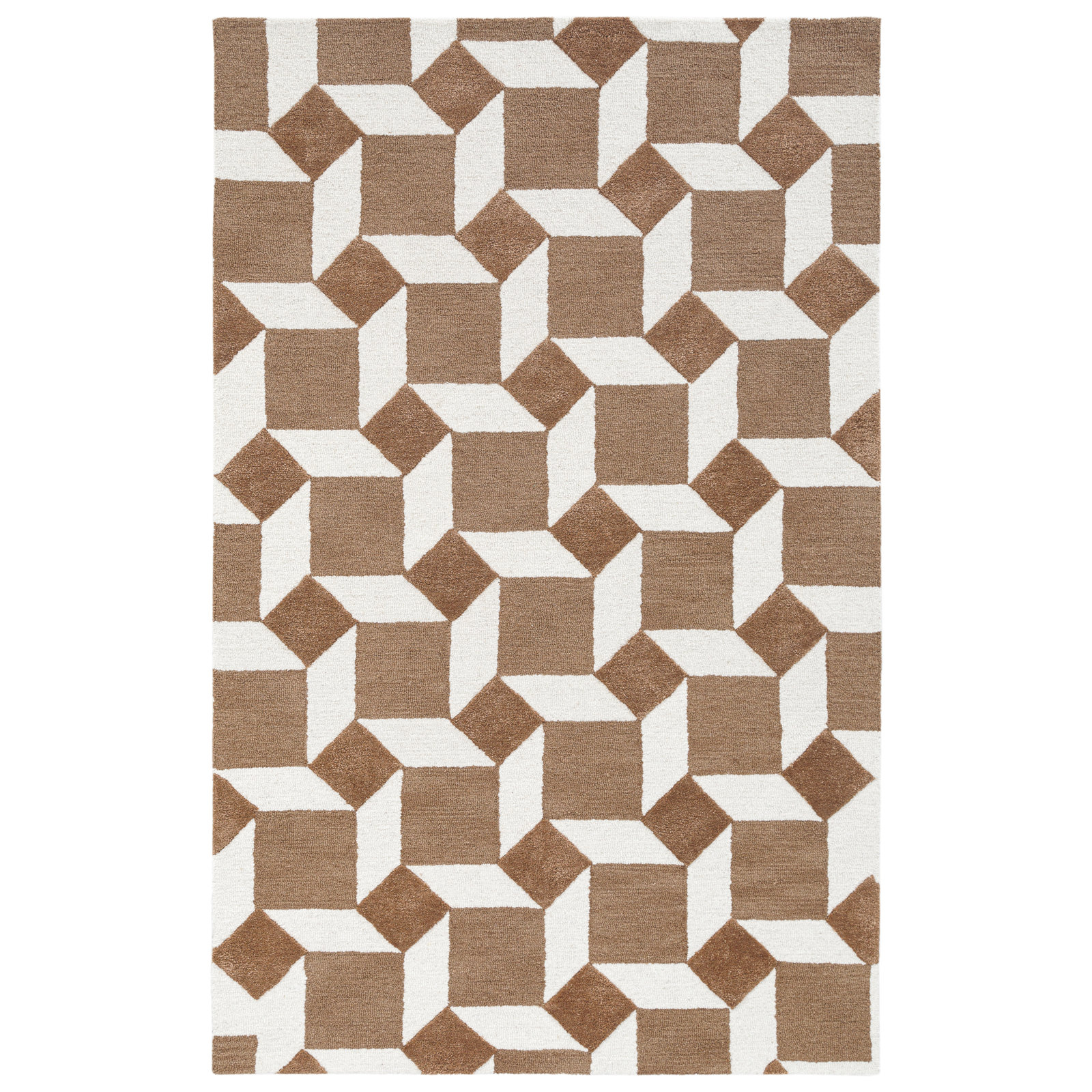 Woodcliff Hand-Tufted Geometric Rug, Rectangle 3' x 5'