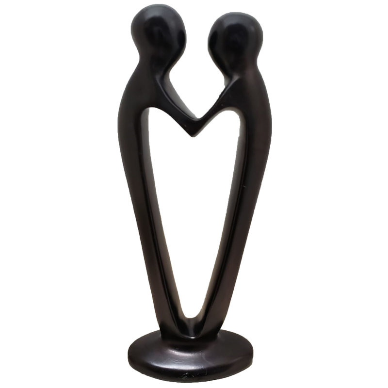 Menges People Figurines & Sculptures, Black, 12" H x 4" W X 2.5" D