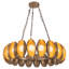 Cortez 37-in Brass dimmable LED Chandelier-1703195840