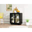 Garde-manger, armoire de rangement avec porte en acrylique pour le salon, la salle à manger et le bureau-482065518