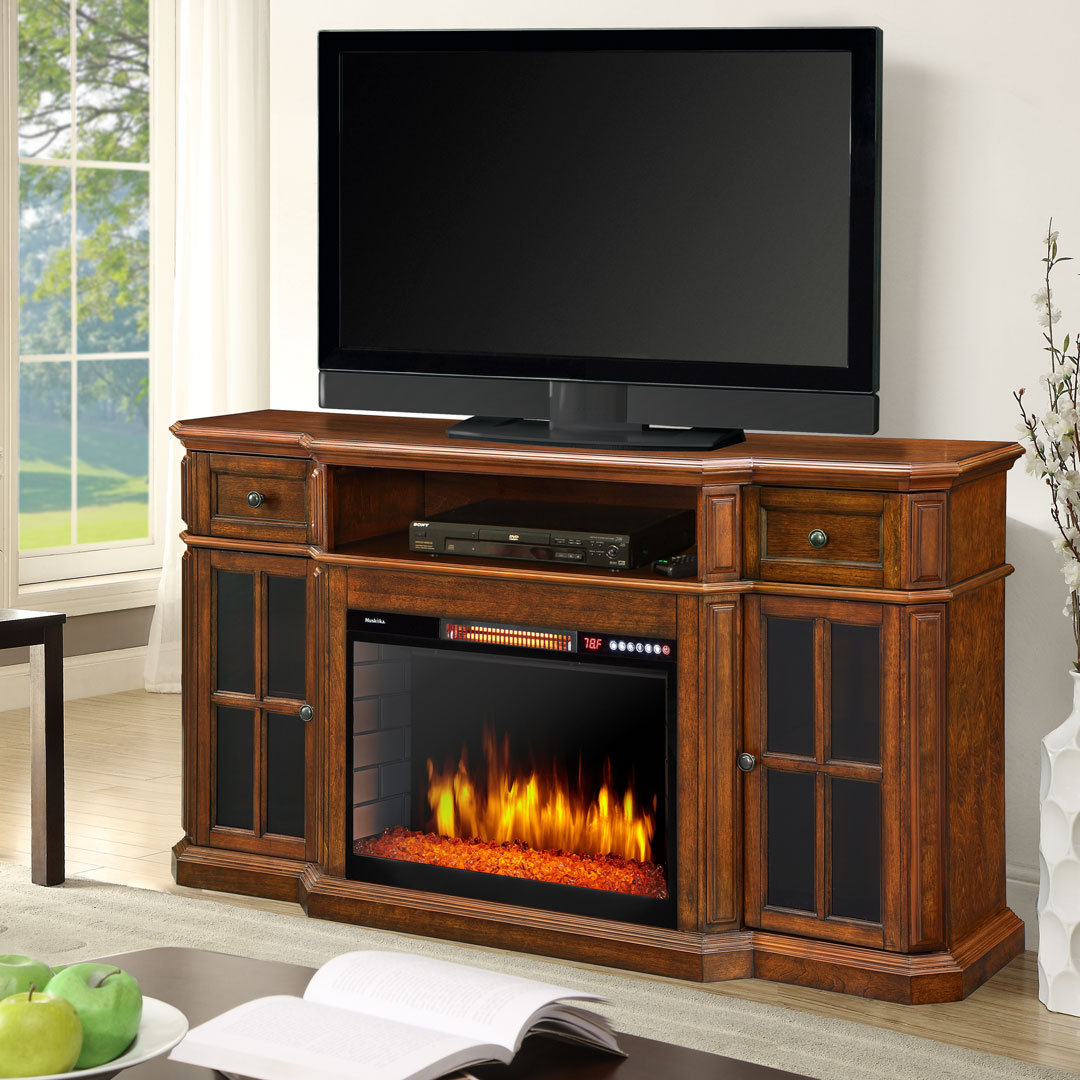 Muskoka Sinclair TV Stand for TVs up to 65" with Electric Fireplace Included & Reviews Wayfair