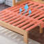 Burlywood, canapé-lit modulaire en lin gris-662298636
