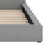 Grand lit plateforme tapissier avec structure solide-294782549