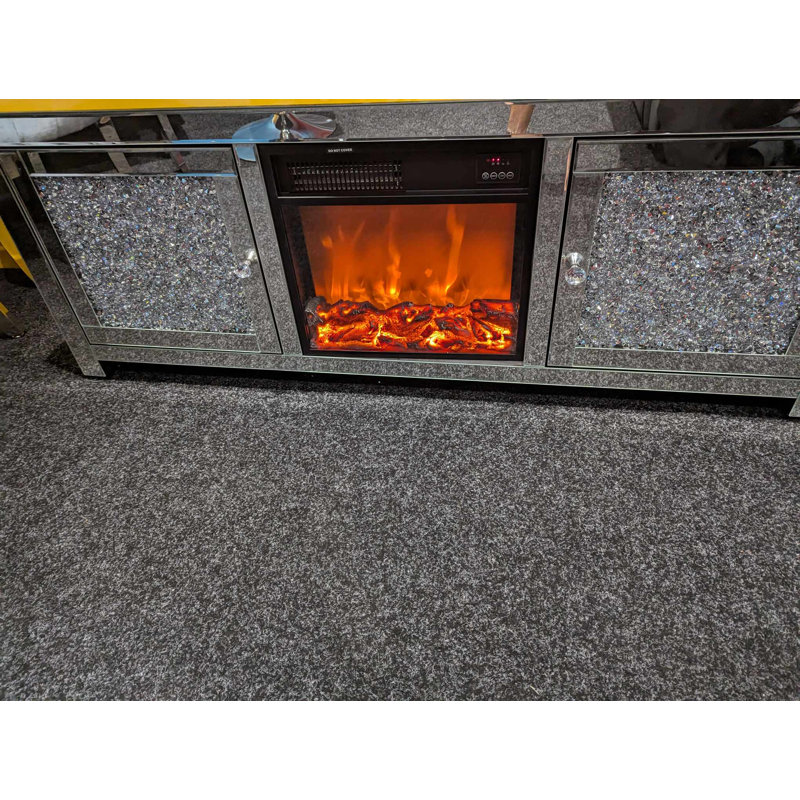 Nova TV Stand for TVs up to 65" with Fireplace Included