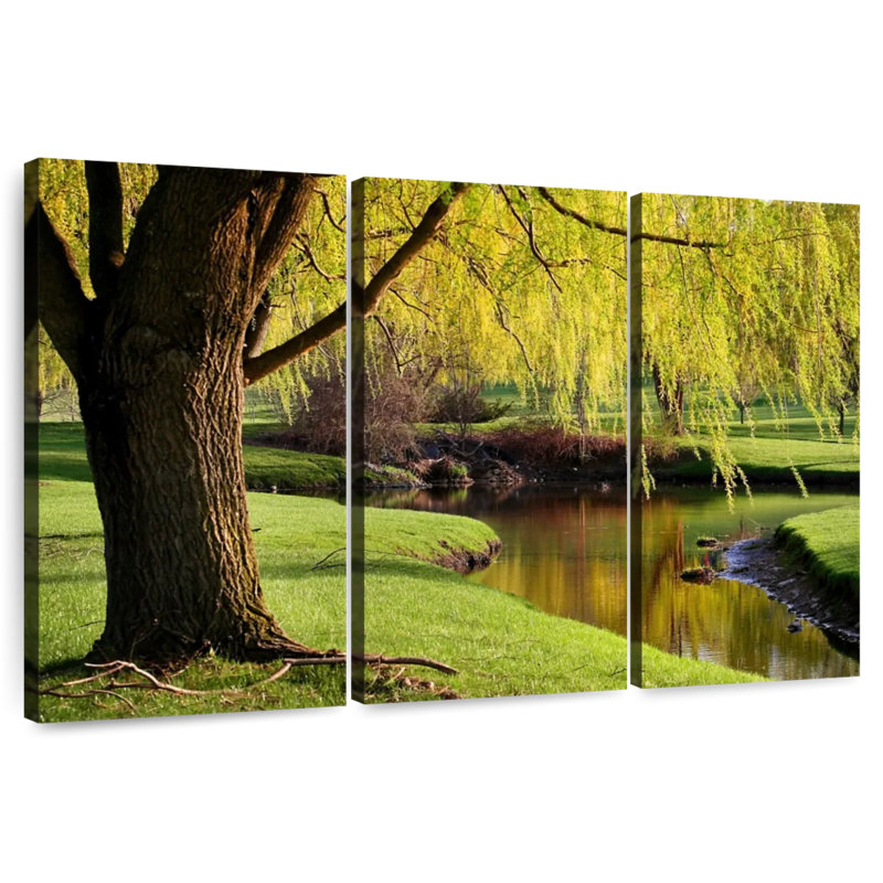 Harnek Willow Trees In Michigan Park, 20" H x 33" W