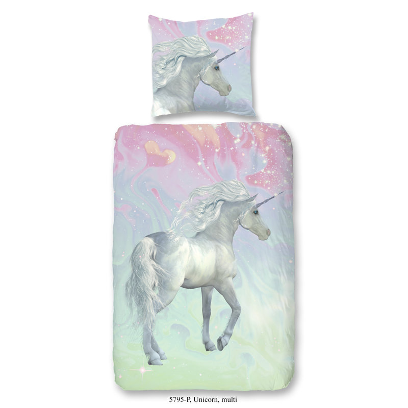 Cotton Abstract Duvet Cover with Pillowcases