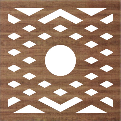 Médaillon de plafond 22 "x 22" x P 5 3/4 "x P 3/8"