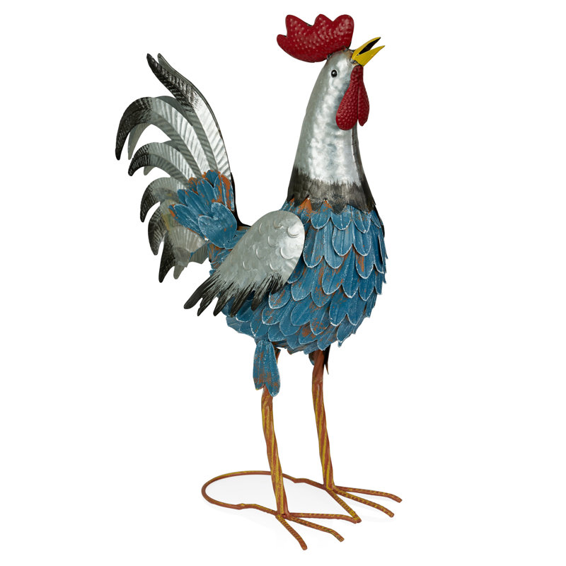Statue de jardin coq 23 po H
