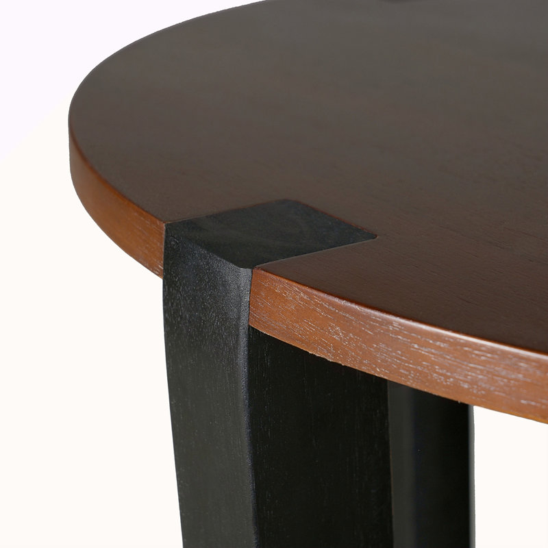 Table d'appoint en bois massif ACACIA