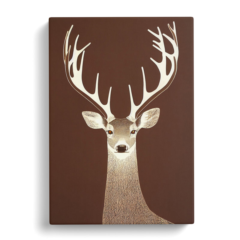 Deer - Wrapped Canvas, 60cm H x 40cm W x 3cm D