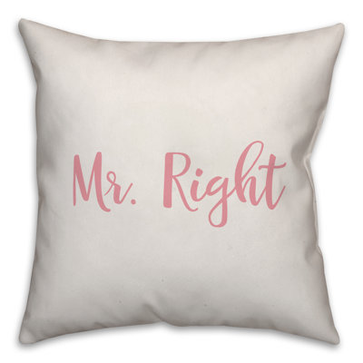  Coussin Mr. Right