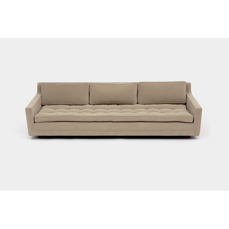Sofa, Aged Velvet Taupe