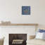 Stupell Industries Blue Wake At Lake Phrase Framed Giclee Art Design By Laura Marshall-91313007-91313008