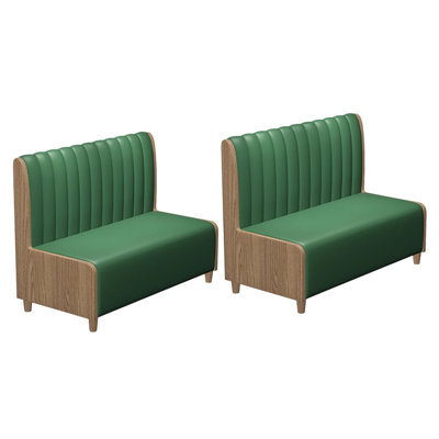 Banc rembourré en similicuir Nordic Modern Leisure