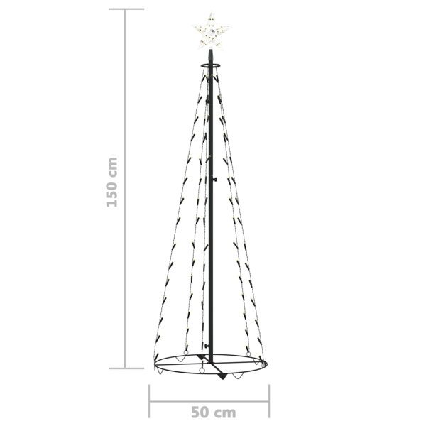 The Holiday Aisle® Christmas Cone Tree