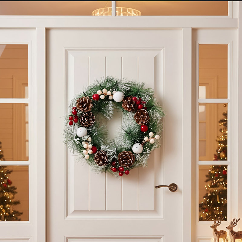 Handcrafted Faux 32cm Wreath