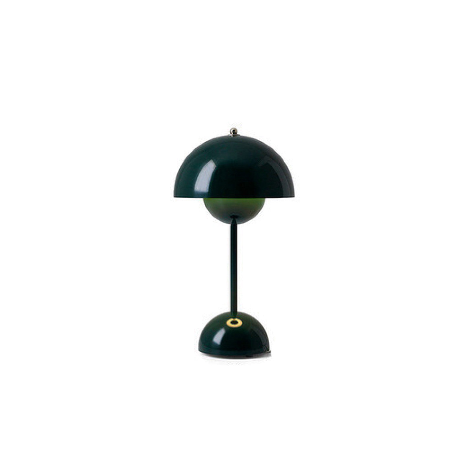 Brunilde Adjustable Metal Table Lamp, Dark Green, Dark Green