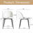 Modern Upholstered Dining Chair with Metal Legs Side Chair with Solid Back for Kitchen Dining Room Living Room-1685445533-1685445531