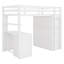Lit mezzanine avec tiroirs, bureau et garde-robe-904161107
