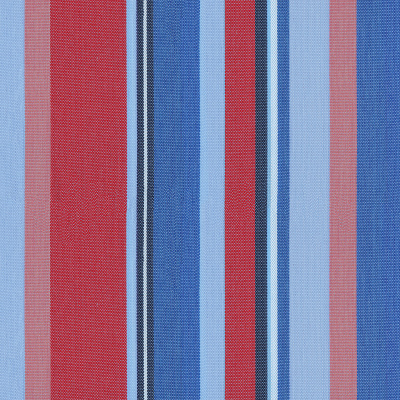 Meridian Outdoor Tufted Dining Seat Cushion (Set of 2) – Weather-Resistant, Comfortable & Durable, Stripe Blue & Red