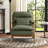 Lechia 25.79" Wide Comfort Linen Upholstered Arm Accent Chair With Lumbar Pillow-983189469