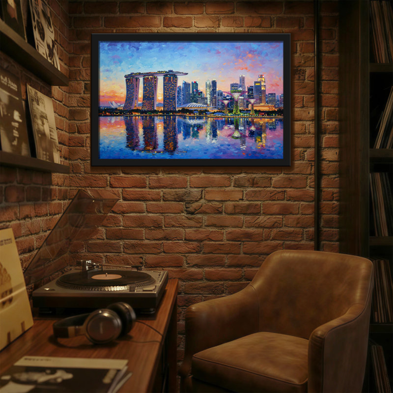 Art sur toile, paysage et nature, H 12 po x l 18 po
