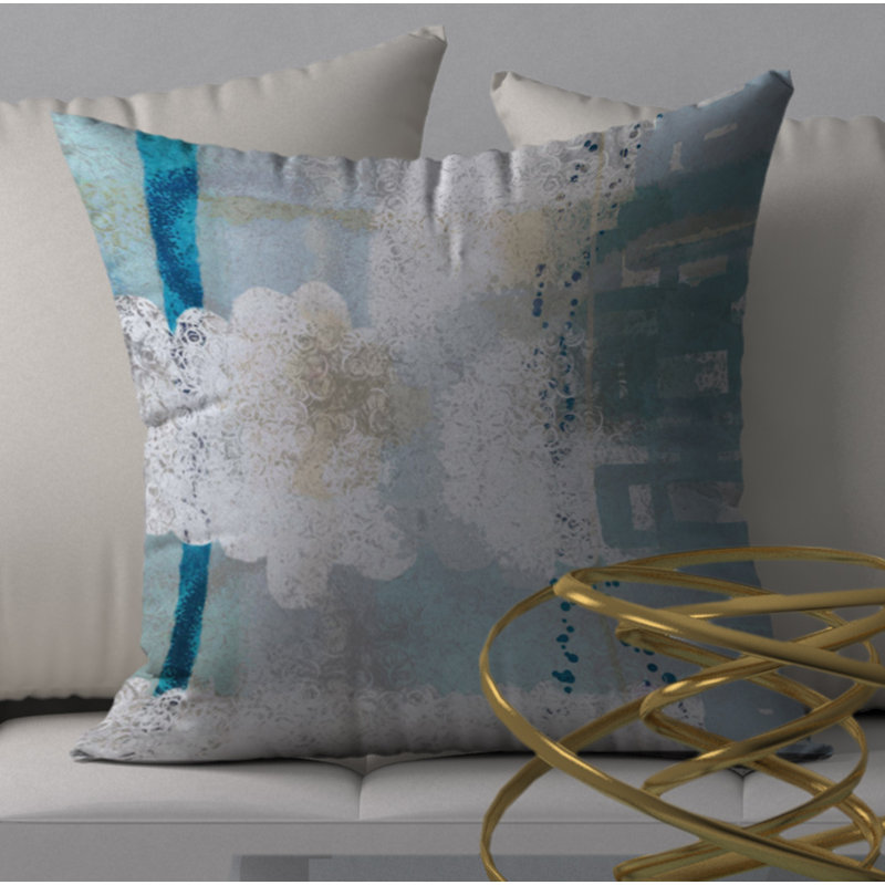 Housse de coussin décorative carrée/insert, 20 po x 20 po
