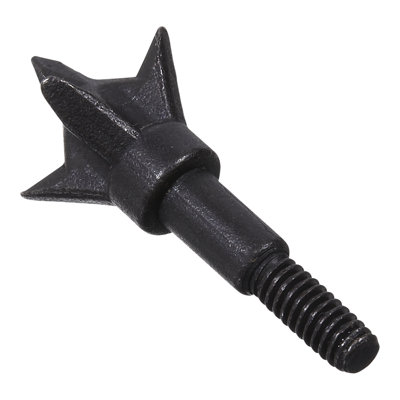 Titan Thrasher Small Game Archery Head Point, 100-Grains, 3-Pack, Black
