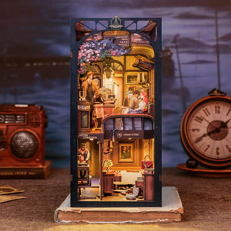 Ensemble de boîte de chambre miniature Mystery