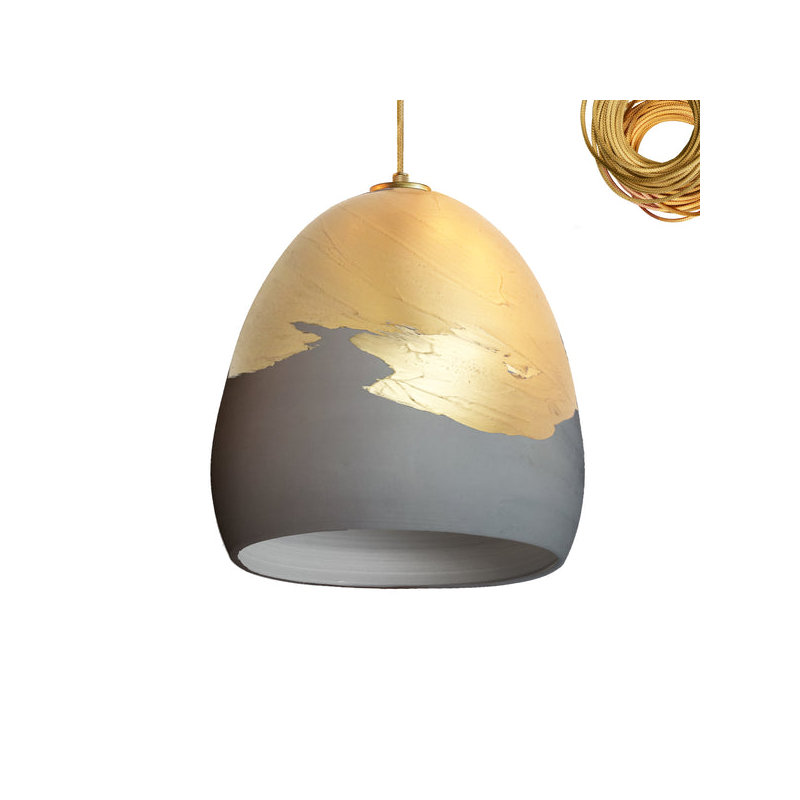 Architect 1 - Light Pendant, No Bulb Included, Not UL Listed for Dry Locations, Gray & Brass Ombre