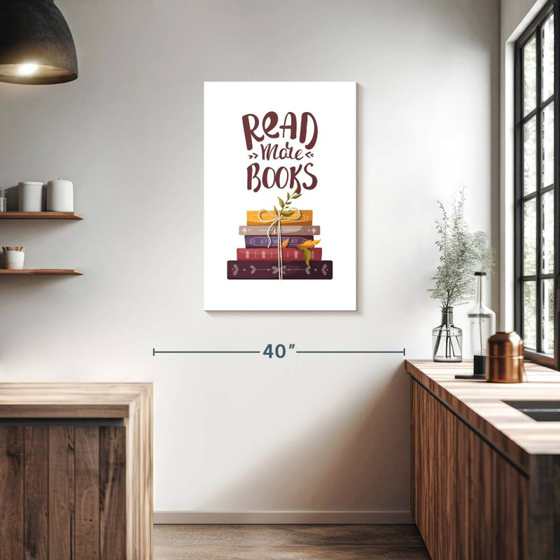 Senne Read More Books, 36" H x 24" W