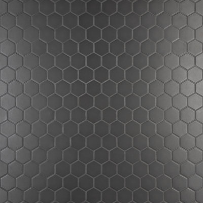 Carreau de mosaïque en porcelaine nid d'abeille 2 po x 2 po Gotham