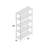 32 " W Steel Adjustable Shelving Unit
