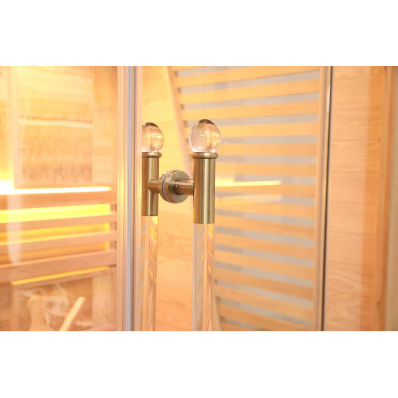 Vidalux 3 Person Elegant Traditional Sauna With Bluetooth