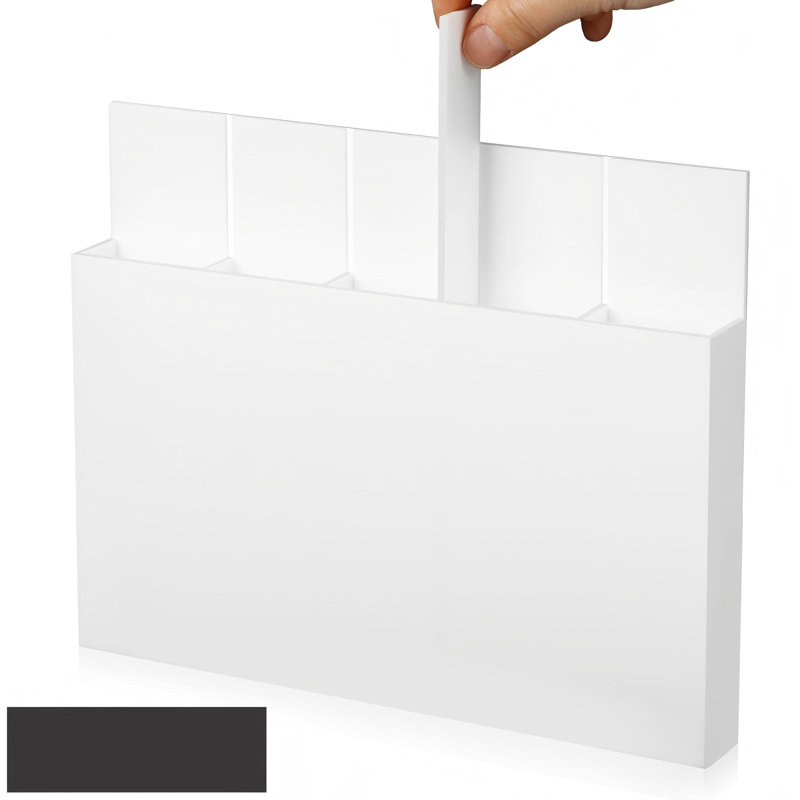 Range-couverts, porte-paille (blanc), Blanc