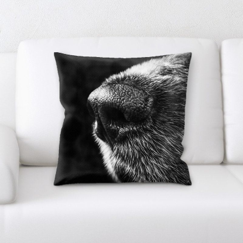Microsuede Throw Pillow