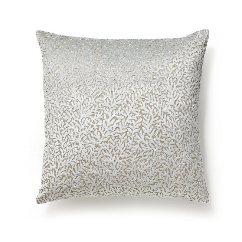 Housse et insert de coussin Jardin, H 22 po x l 22 po, Bleu brume, Carré